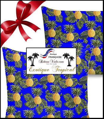 Tropical Exotique fruit ananas sur rideau couette coussin floral