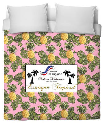 Ananas tropical exotique rideau couette tissu ameublement au mètre