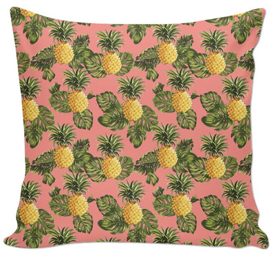 Motif fruit ananas tropical exotique rideau couette tissu au mètre Rose
