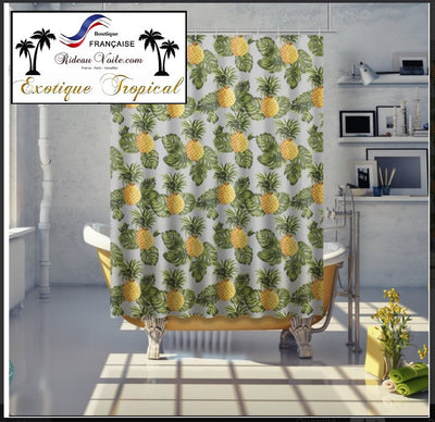 Motif fruit ananas tissu tapisserie siège au mètre exotique rideau couette