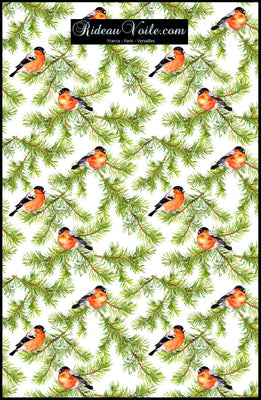 Motifs imprimés oiseaux fleurs tissu au mètre ameublement rideau tapisserie siège