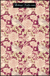 Beaux tissus à motifs oiseaux fleurs au mètre ameublement rideau tapisserie siège