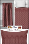 Boutique tissu ameublement au mètre style Empire fleur de Lys à rayures rayés