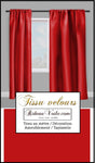 Tissu velours rouge au mètre décoration ameublement rideau coussin