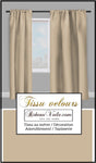 Tissu velours beige au mètre décoration rideau coussin tapisserie siège