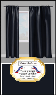 Ignifugé au mètre tissu velours ras suédine bleu marine doux ameublement Rideau tenture coussin tapisserie siège, literie. Upholstery tapestry fireproof velvet soft suede flame retardant no fire. لينة من جلد الغزال النسيج من جلد الغزال مثبطات اللهب غير النار.