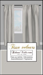 Tissu velours gris clair au mètre décoration rideau coussin tapisserie siège