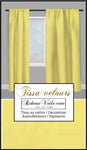 Boutique tissu ameublement velours jaune au mètre rideau tapisserie siège