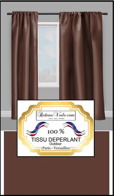 Tissu extérieur intérieur marron déperlant mètre Water repellent fabric meter indoor outdoor brown