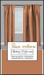 Boutique tissu velours haut gamme luxe ameublement décoration intérieure marron au mètre Rideau, coussin, tapisserie siège sur mesure finition. Paris Versailles Nice. French fabrics velvet upholstery furnishing curtain.