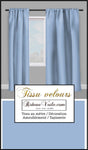 Tissu ameublement velours bleu layette au mètre rideau tapisserie siège