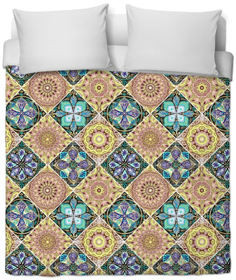 Décoration ethnique tissu au mètre motif Arabe oriental rideau tapisserie siège