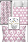 Tissu motif Baroque rose mètre rideau ameublement tapisserie fabrics upholstery meter