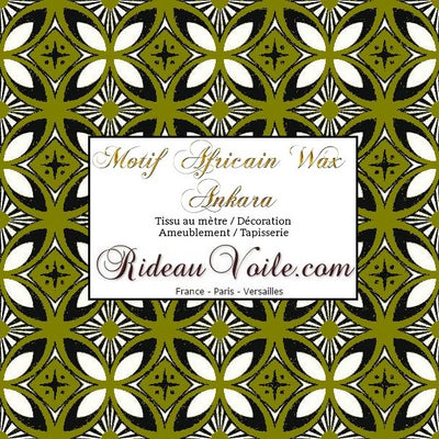 Tissu motif Africain Ankara Wax au mètre rideau couette siège