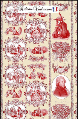 Boutique Paris Versailles tissu à motif Toile de Jouy au mètre décoration d’intérieure