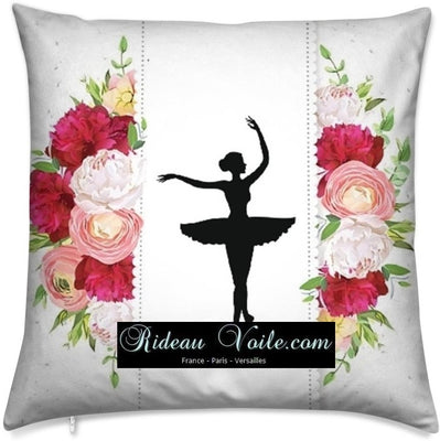 Tissu au mètre motif danseuse étoile ballerina rideau couette