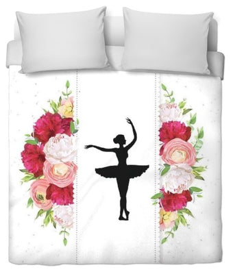 Tissu au mètre motif danseuse étoile ballerina rideau couette