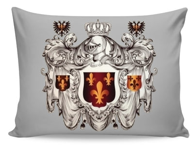 Style ancien Empire Héraldique fleur de Lys Tissu ameublement au mètre