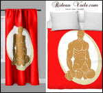 Tissu au mètre vert sport rideau rouge coussin couette musculation bodybuilder