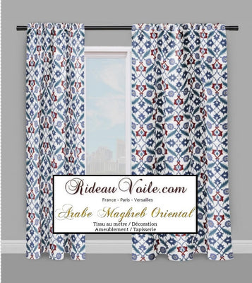 FLEURIE tissu ameublement mètre mosaïque Maghreb oriental motif florale Arabe rideau couette tapisserie Maghreb orientale pattern flowers Arabic fabric upholstery meter curtain drapes tapestry duvet cover.