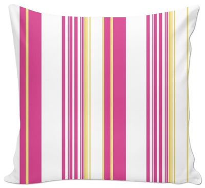 Tissu rayures jaune au mètre rideau rayé lignes verticales rose