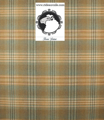 Tissu d'ameublement Laine plaid au mètre motif carreaux rideau coussin tapisserie siège