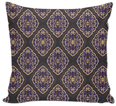 Tissu au mètre motif oriental Maghreb Arabe gris anthracite rideau couette coussin