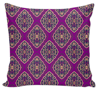 Tissu au mètre motif oriental Maghreb Arabe rideau couette coussin violet