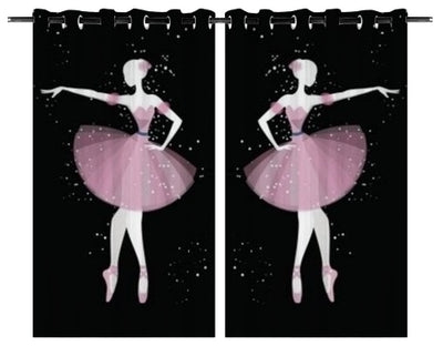 Tissu au mètre motif Danseuse étoile Ballet Opéra Classique rideau coussin couette