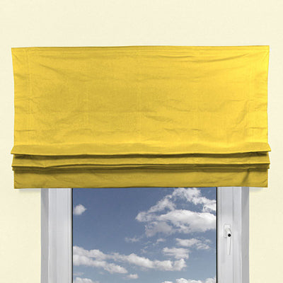 Tissu d'ameublement occultant obscurcissant jaune au mètre rideau