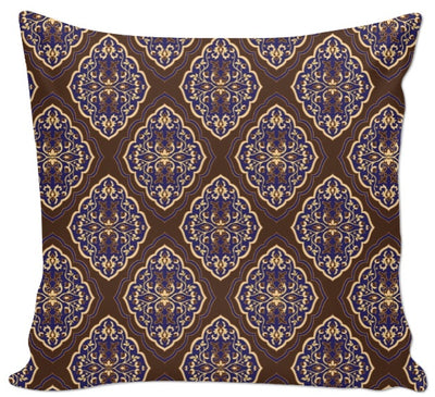 Tissu au mètre motif décoration oriental Arabe rideau couette coussin marron