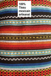 Tissu décoration au mètre artisanat mexicain et couture rideau sur mesure