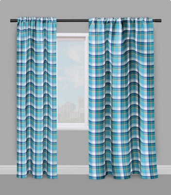 Tissu Double gaze à carreaux type madras vert, bleu et jaune - oeko tex Tissu Double gaze à carreaux type madras vert, bleu et jaune - oeko tex