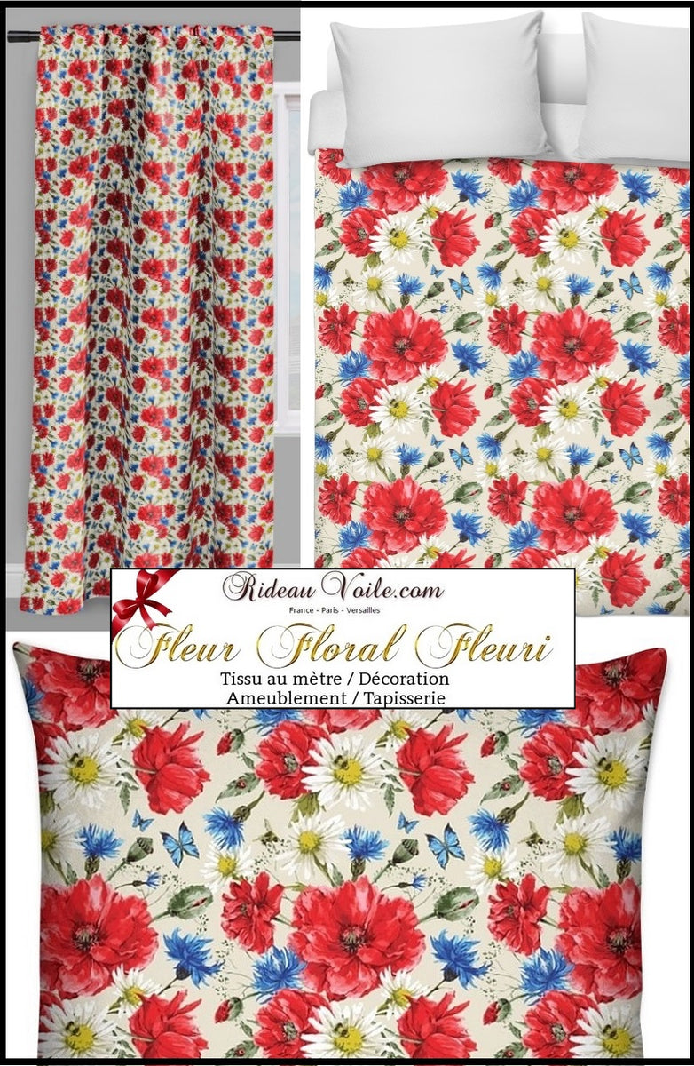 Tissu Coupé 280x280 Cm Motif Floral Violet - Coton Pour Hobby Créatif - Neuf