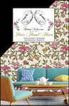 Tissu motif floral ameublement tapisserie imprimé Fleurs mètre rideau voilage couette ignifugé occultant Flower furnishing modern fabric upholstery meter curtain drapes Blumenmöbelstoff vorhang florales cortina tenda flores floral. Stoff mit blumen gardinen.