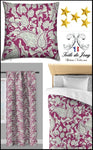 Motif fleurs Paisley cachemire tissu floral Boutique Empire motif Toile de Jouy sur mesure Tissu ameublement au mètre ignifugé, occultant, voilage, rideau, couette. French fabric curtain drapes upholstery. Tela cortina. verhokangas. Tessuto per tende. Rido Stoff Riddoen.