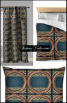 Tissu au mètre motif style Empire Baroque Renaissance ornement or florale