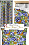 Tissu ameublement mètre motif fleur rideau Upholstery fabric meter flower curtain