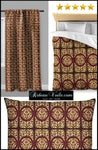 Tissu au mètre motif style Empire Baroque Renaissance ornement or florale