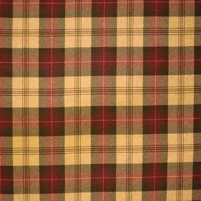 Tissu à carreaux tartan carré laine rouge beige noir gris au mètre