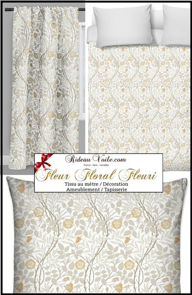 Boutique tissu ameublement tapisserie imprimé Fleurs mètre rideau voilage couette ignifugé occultant Flower furnishing modern fabric upholstery meter curtain drapes Blumenmöbelstoff vorhang gardinela florales cortina tenda flores floral. Stoff mit blumen gardinen.