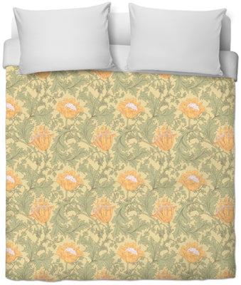 Rideau fleur feuilles coussin couette tissu au mètre tapisserie