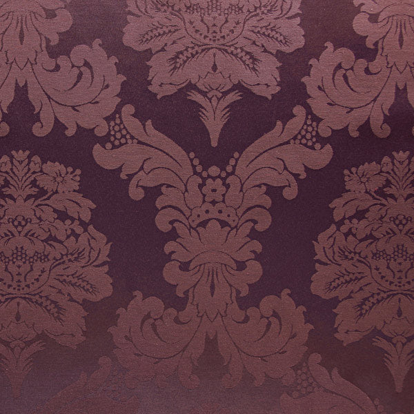 Tissu au mètre Empire Baroque xtrento rideau drapes vorhang mauve aubergine