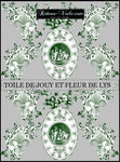 Tissu Empire Renaissance Chérubins ameublement tapisserie Angelots Toile de Jouy mètre motif Fleurs de Lys rideau Ignifugé occultant. Country french fabric canvas upholstery curtain. Arte fresca Stoffe Klassizismus Tapestry klädsel Restaurering gardintyg.Tecido tapeçaria cortina. Gordijnen, Gordijnstof, Gordijnstoffen.
