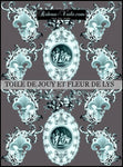 Toile de Jouy tissu ameublement gris cendré style Empire Anges Fleur de Lys vert turquoise. Tissu Empire Renaissance Chérubins ameublement tapisserie Angelots Toile de Jouy mètre motif Fleurs de Lys rideau Ignifugé occultant. Country french fabric canvas upholstery curtain. Arte fresca Stoffe Klassizismus Tapestry klädsel Restaurering gardintyg.Tecido tapeçaria cortina. Gordijnen, Gordijnstof, Gordijnstoffen.