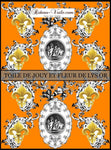 Toile de Jouy orange Tissu Baroque liturgique Chérubins ameublement tapisserie Angelots Toile de Jouy mètre Fleurs de Lys rideau Ignifugé occultant. Liturgical Renaissance Empire fabric cherub tapestry furnishings. Tessuto Impero rinascimentale liturgico angel.Tecido cortina Anjos. Engel stoff. Gardin stof Engel. enkeli verho kangas.