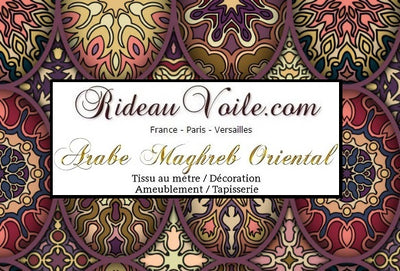 Boutique Tissu ameublement mètre motif Arabe rideau couette style oriental Maghreb