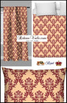 Tissu au mètre style Empire Baroque ameublement tapisserie décoration