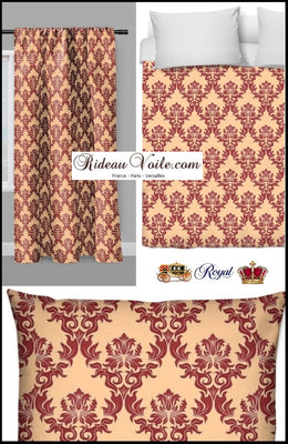 Tissu au mètre style Empire Baroque ameublement tapisserie décoration