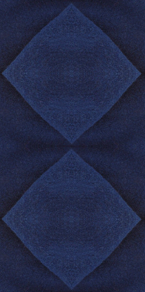 Tissu Laine uni bleu saphir au mètre rideau coussin plaid ameublement tapisserie siège